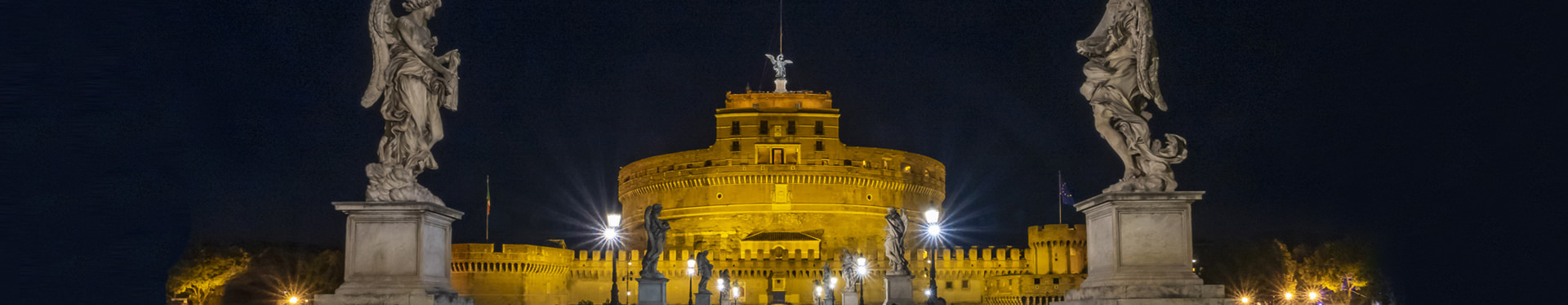 Acea, l'illuminazione del Castel Sant'Angelo