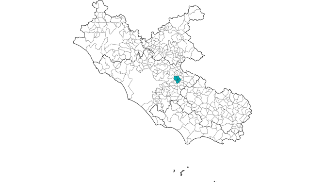 Mappa con i comuni interessati dalla bonifica della rete del depuratore di Ciciliano