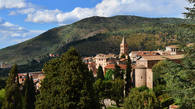 Foto panoramica di Ponte Lucano