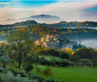 Foto panoramica di Borgonuovo